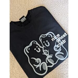 Nice Ghost Club Gummy Bear Tee T-shirt Black Medium Unisex